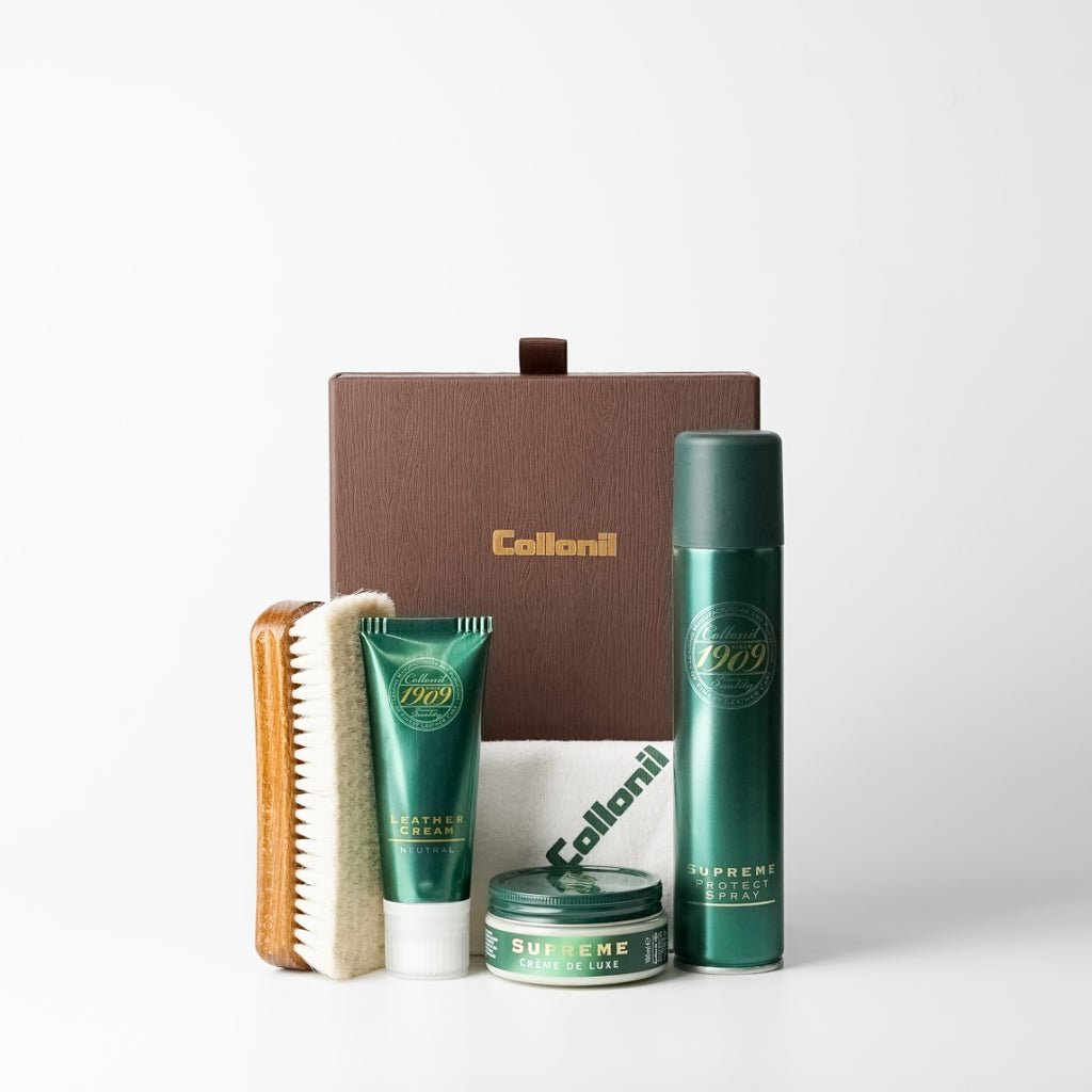 コロニル　1909レザーケアボックスセット Collonil COLLONIL コロニル 1909レザーケア セット レトロ缶 バイク 雑貨