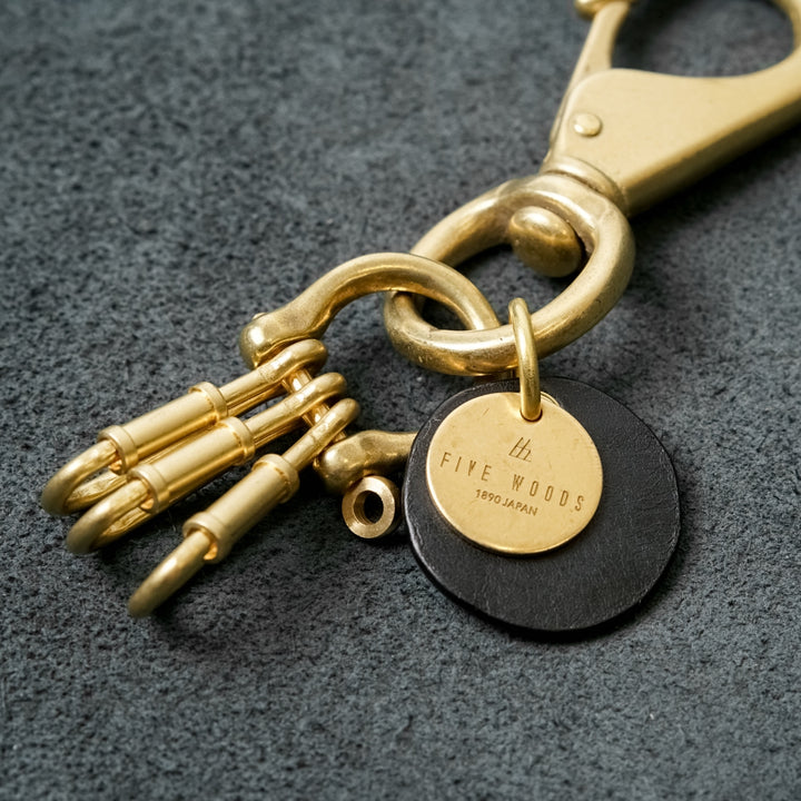 真鍮キーホルダー 【FIVE WOODS】 – 林五オンラインストア