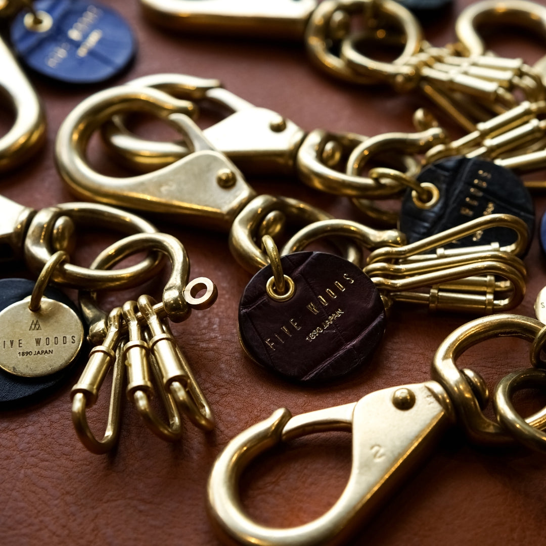 真鍮キーホルダー 【FIVE WOODS】 – 林五オンラインストア