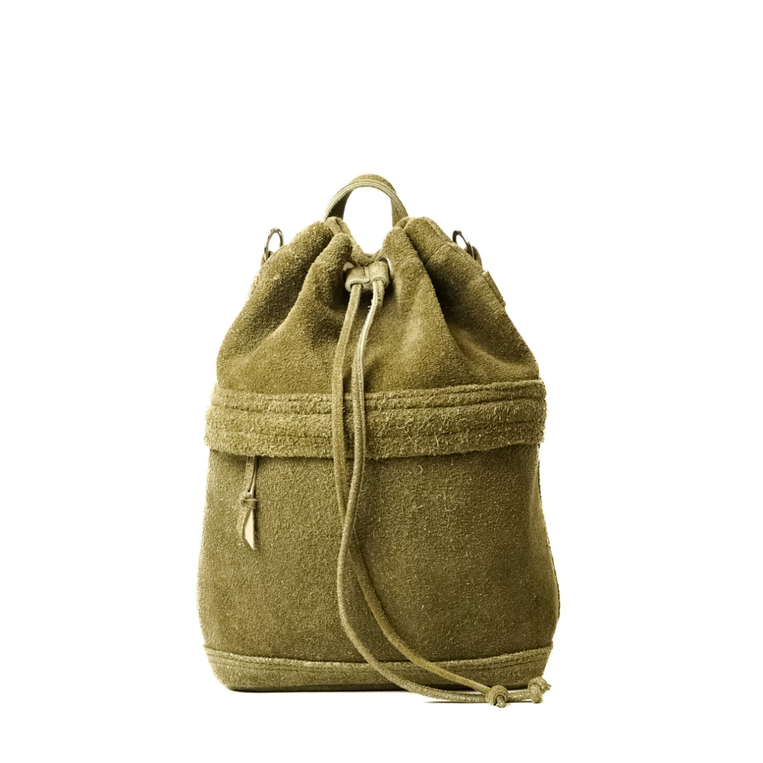 ウォッシャブルスエード巾着バッグ【DRIFTER | FIVE WOODS】 – 林五