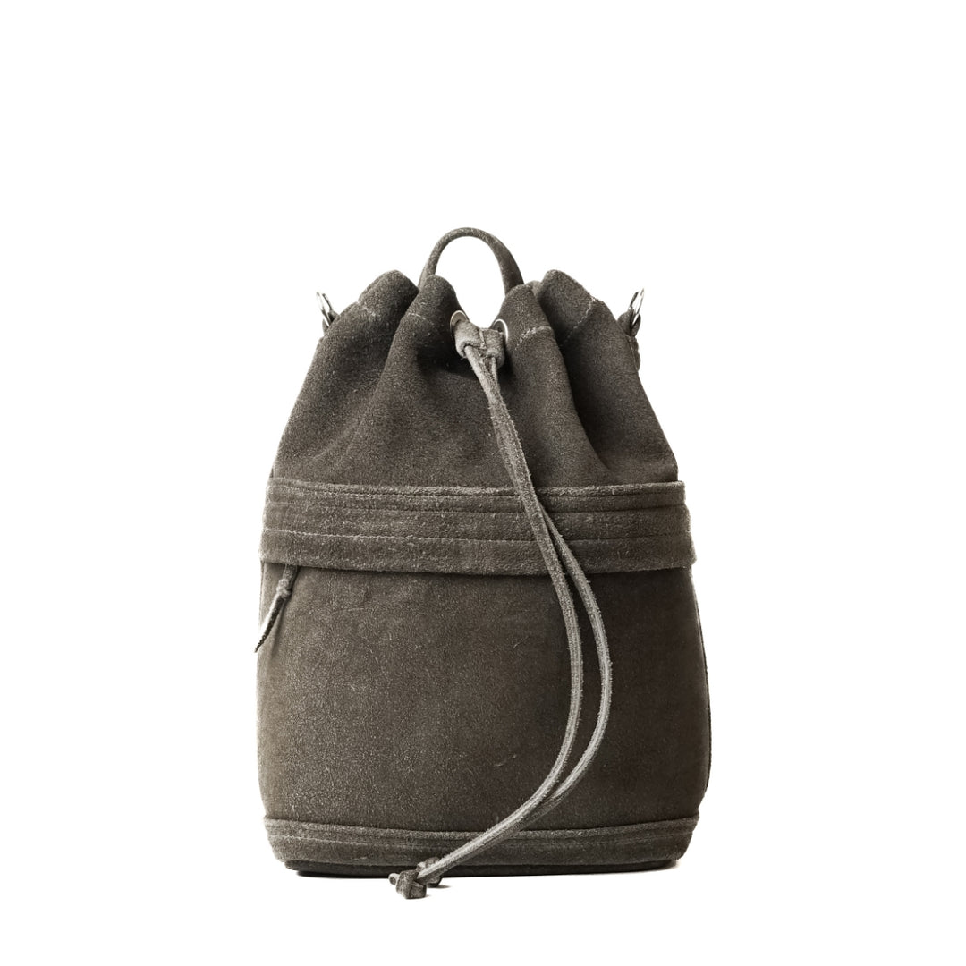 ウォッシャブルスエード巾着バッグ【DRIFTER | FIVE WOODS