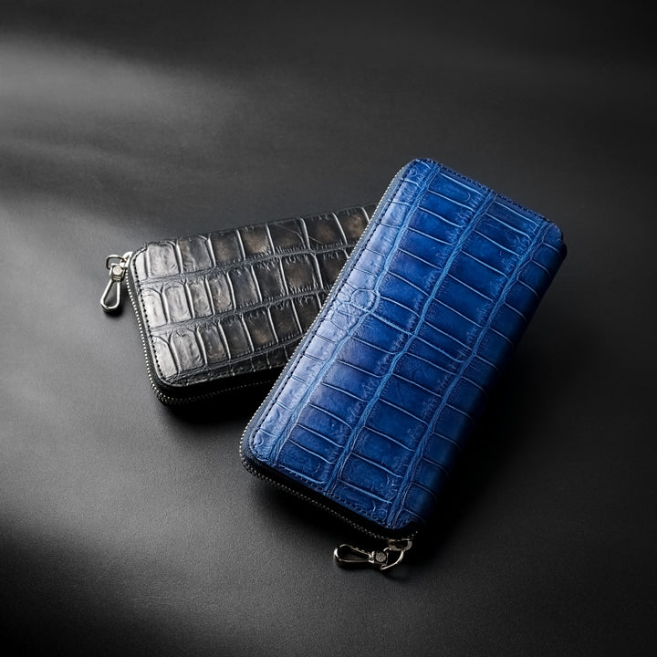 ラウンドジップロングウォレット【クロコダイル | KUBERA 9981】 – 林