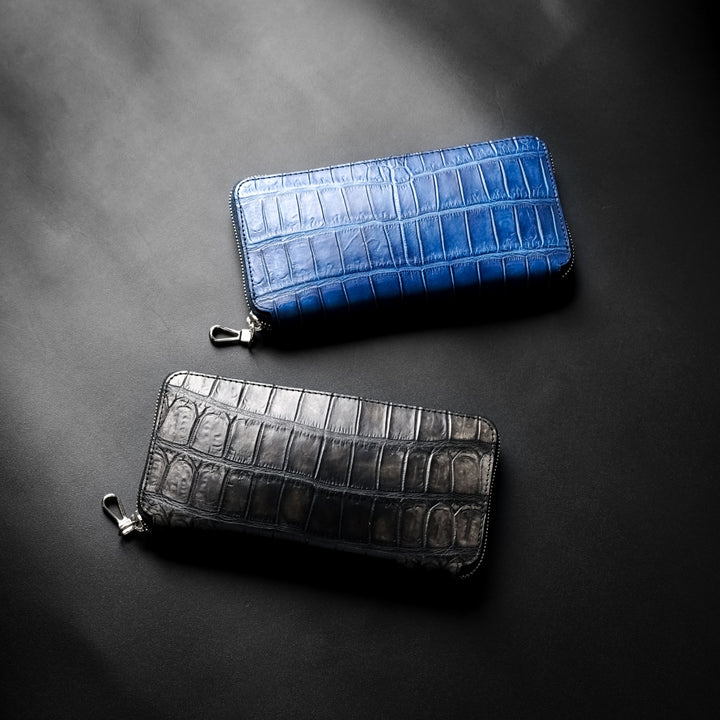 ラウンドジップロングウォレット【クロコダイル | KUBERA 9981】 – 林