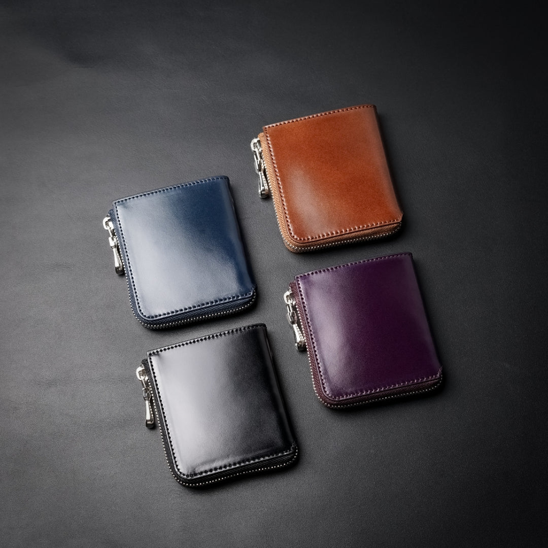 Lファスナー ミニ財布【コードバン -authentic-】 | KUBERA 9981 – 林