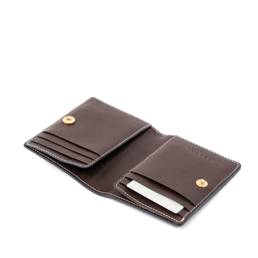 二つ折りミニ財布【栃木レザー| KUBERA 9981】 – 林五オンラインストア