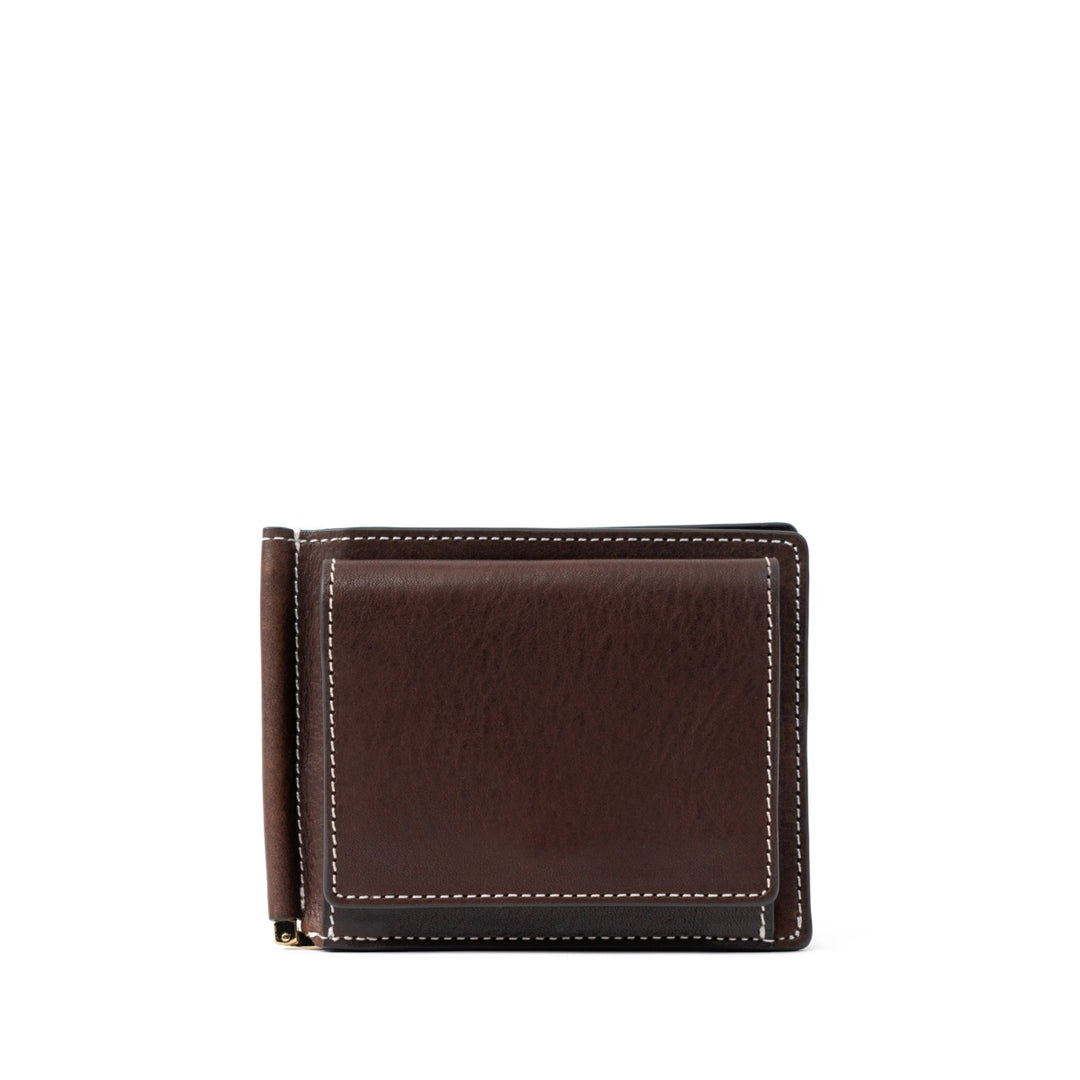 小銭入付きマネークリップ【栃木レザー| KUBERA 9981】 – 林五