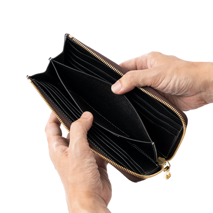 Lファスナー長財布【栃木レザー| KUBERA 9981】 – 林五オンラインストア