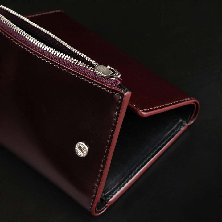 コードバン 三つ折り財布 【KUBERA9981 / コードバン