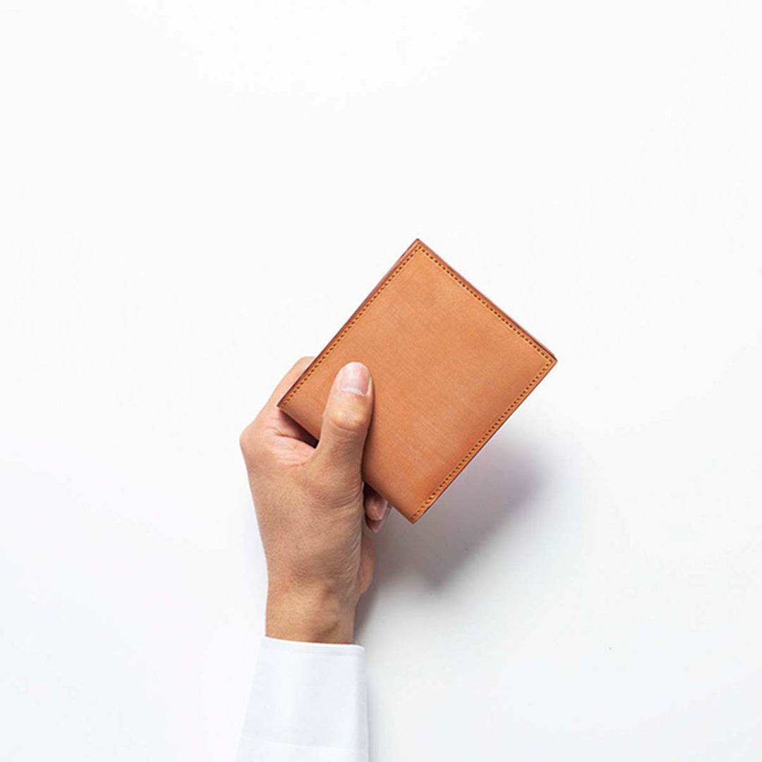 フランス製サドルレザー / 二つ折り財布 【FIVE WOODS / BASICS