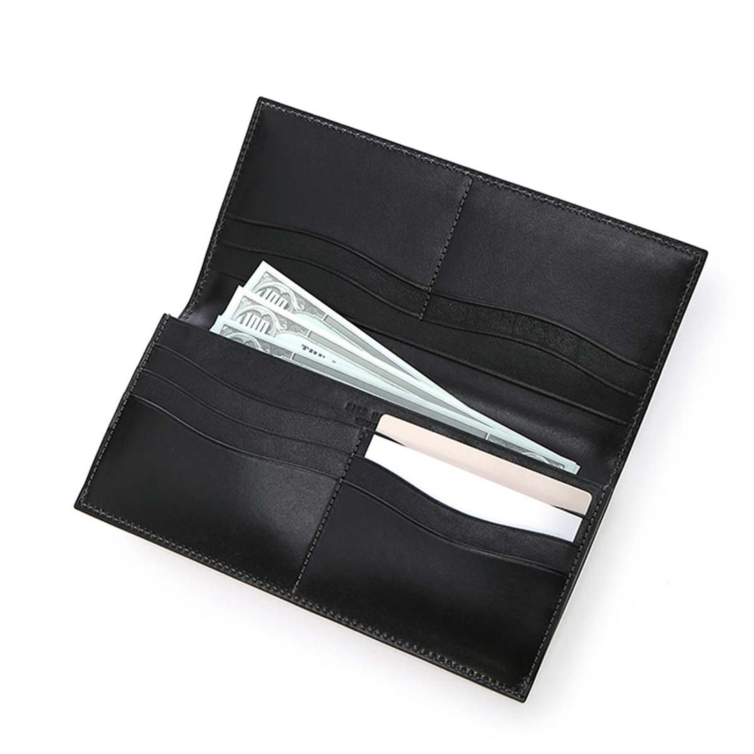 ‪꒰本日限定大幅値下げ꒱ スタッズ　長財布 フランス製サドルレザー / 長財布 【FIVE WOODS / BASICS】 – 林五