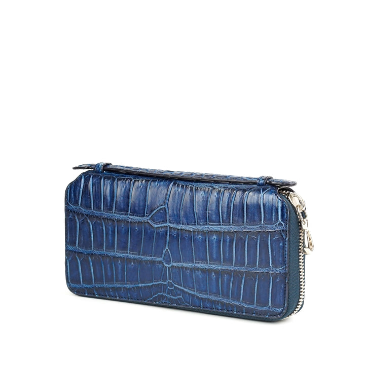 マットクロコダイル ラウンドウォレット【KUBERA9981 / クロコダイル