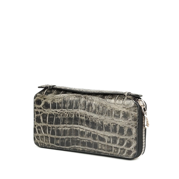 マットクロコダイル ラウンドウォレット【KUBERA9981 / クロコダイル