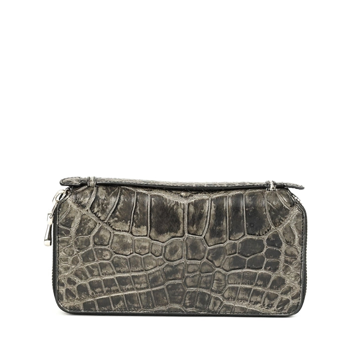 マットクロコダイル ラウンドウォレット【KUBERA9981 / クロコダイル