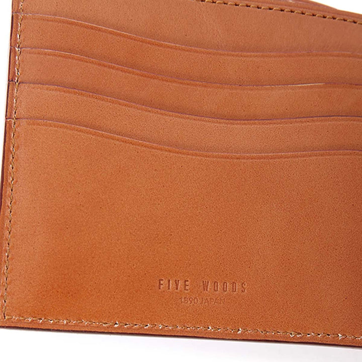 フランス製サドルレザー / 二つ折り財布 【FIVE WOODS / BASICS