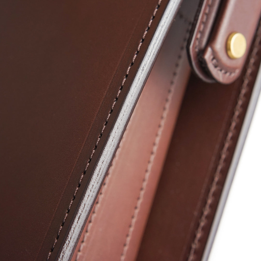 国産ヌメ革 ダレスバッグ【FIVE WOODS / TRAD】 – 林五
