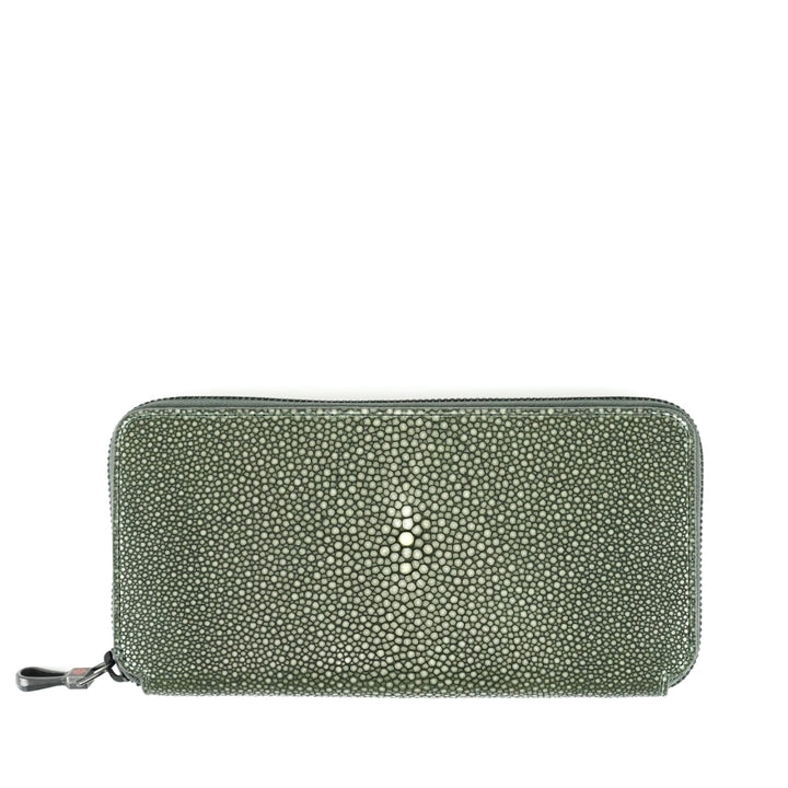 【美品】 エイ革 Stingray / 【KUBERA9981 ウォレット ラウンドジップ 小物